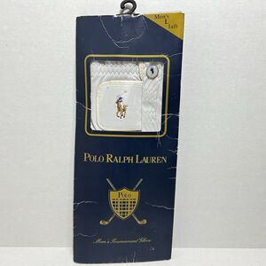 Vtg. Men’s Polo Ralph Lauren Golf Glove Large Left White *Defects